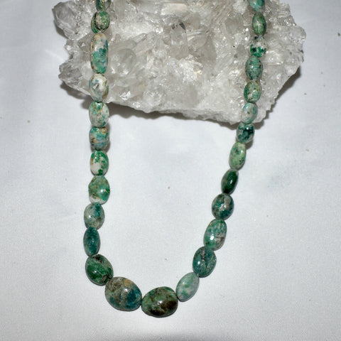 Emerald & Calcite Necklace