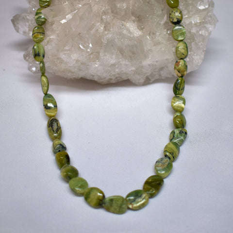 Green Opal & Serpentine Necklace